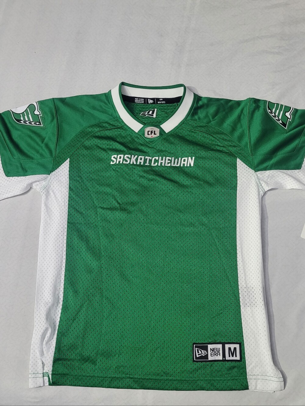 New Era Saskatchewan Rough Riders CFL Football Youth Jersey (NWT)